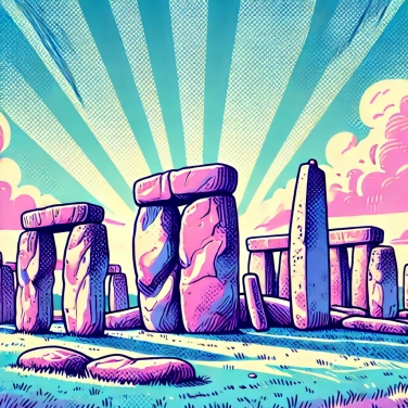 Explica por qué las piedras de Stonehenge siguen de pie desde hace milenios.