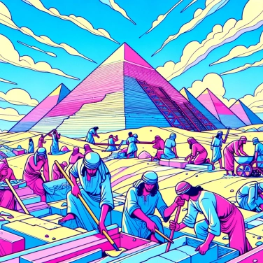 Explica por qué las pirámides de Egipto fueron construidas y cómo los antiguos egipcios las construyeron.