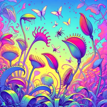 Explica por qué las plantas carnívoras se alimentan de insectos.