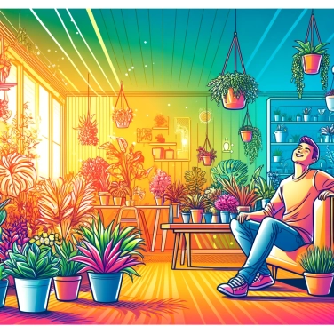Explica por qué las plantas de interior aumentan nuestro bienestar.