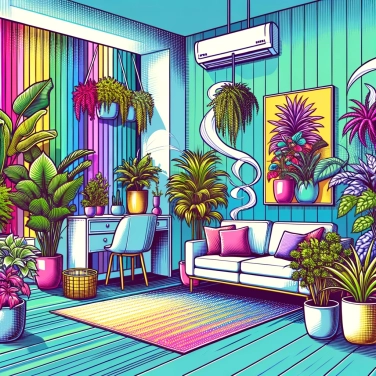 Explica por qué las plantas de interior mejoran la calidad del aire.