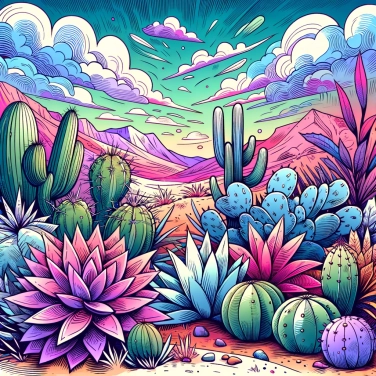 Explica por qué las plantas del desierto han desarrollado adaptaciones únicas para resistir a la sequía.