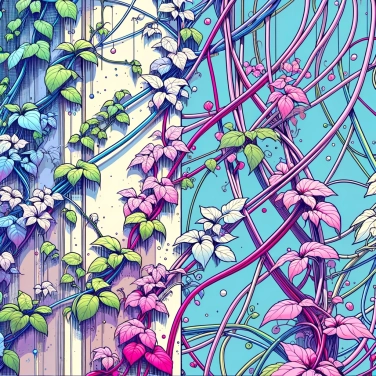 Explica por qué las plantas trepan a lo largo de los soportes.
