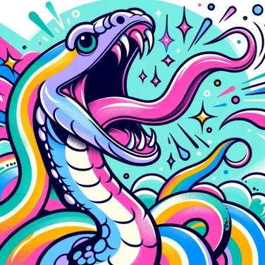 Explica por qué las serpientes tienen la lengua bífida.
