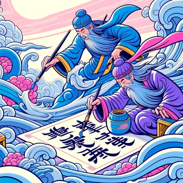 Explica por qué los antiguos chinos practicaban la caligrafía.