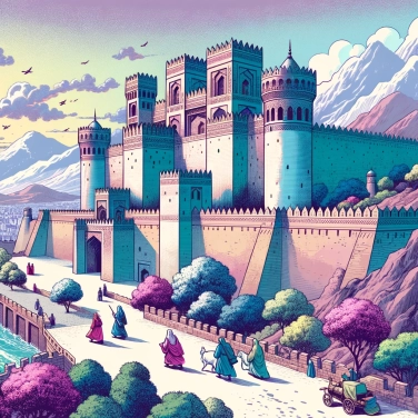 Explica por qué los antiguos persas construían ciudadelas inexpugnables?