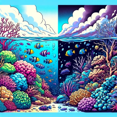 Explica por qué los arrecifes de coral están en peligro.