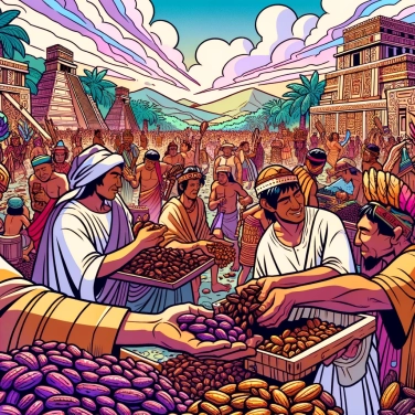 Explica por qué los aztecas utilizaban el chocolate como moneda de cambio.