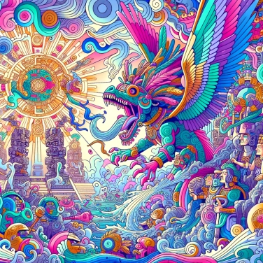 Explica por qué los aztecas veneraban al dios Quetzalcóatl.