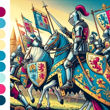 Explica por qué los caballeros tenían escudos en su armadura.