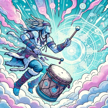 Explica por qué los chamanes siberianos utilizaban tambores para entrar en trance.
