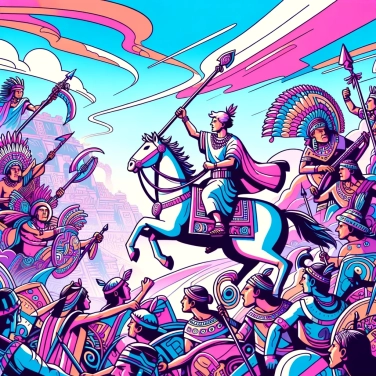 Explica por qué los conquistadores españoles adoptaron algunas tradiciones aztecas después de la conquista de México.