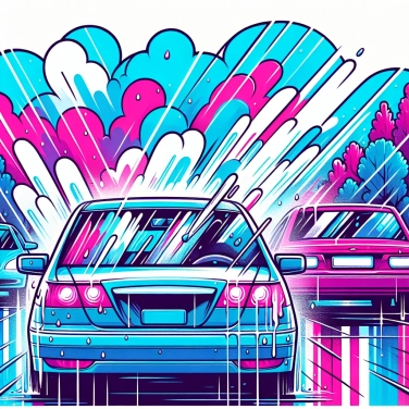 Explica por qué los cristales del coche se empañan cuando llueve.