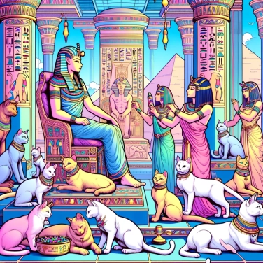 Explica por qué los gatos son considerados sagrados en la cultura egipcia.