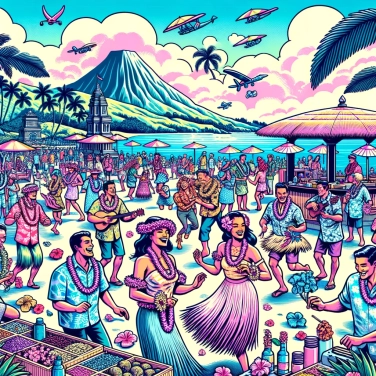Explica por qué los hawaianos celebran el festival del Aloha.