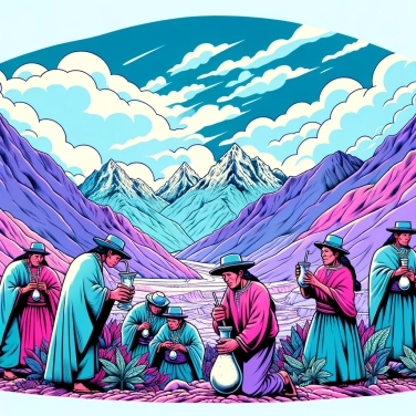 Explica por qué los incas bebían jugo de coca en altitudes elevadas.