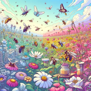 Explica por qué los insectos polinizadores son vitales para la producción alimentaria mundial.