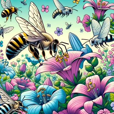 Explica por qué los insectos polinizadores son vitales para la reproducción de las plantas con flores.