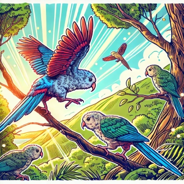 Explica por qué los kakapos son incapaces de volar.