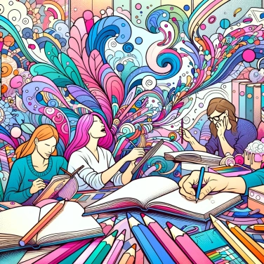 Explica por qué los libros de colorear para adultos se han vuelto populares en los últimos años.
