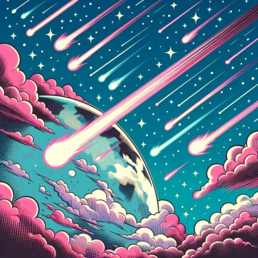 Explica por qué los meteoros brillan al atravesar la atmósfera.