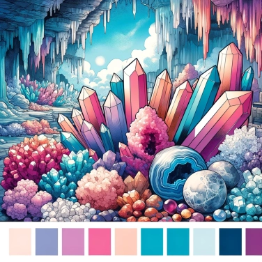 Explica por qué los minerales pueden tener colores brillantes.
