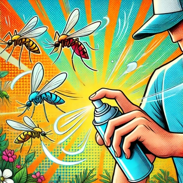 Explica por qué los mosquitos no siempre son repelidos por los repelentes.