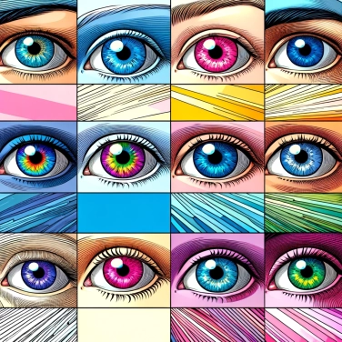 Explica por qué los ojos de los humanos tienen diferentes colores.