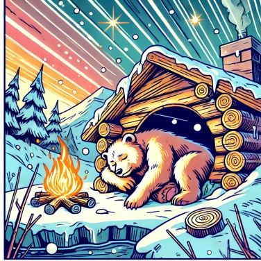 Explica por qué los osos hibernan durante el invierno.