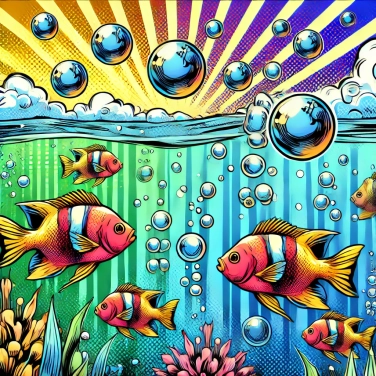 Explica por qué los peces necesitan oxígeno disuelto en el agua para sobrevivir.