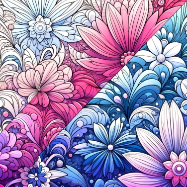 Explica por qué los pétalos de las flores tienen patrones.