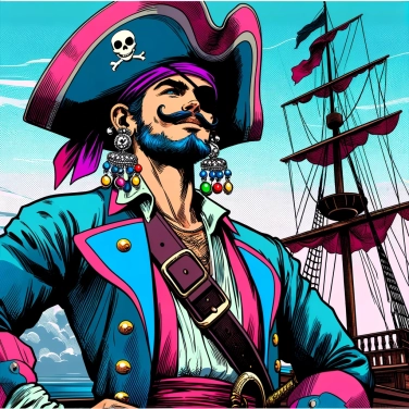 Explica por qué los piratas llevaban pendientes.