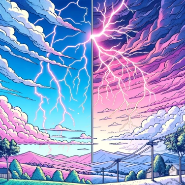 Explica por qué los relámpagos suelen preceder al trueno durante una tormenta.