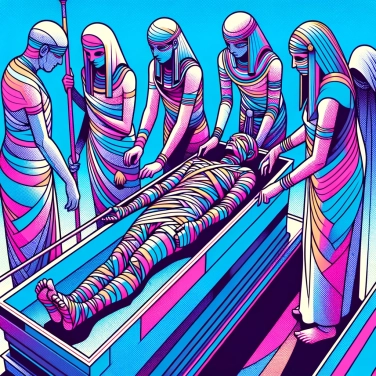 Explica por qué los ritos funerarios de los antiguos egipcios implicaban la momificación de los difuntos.