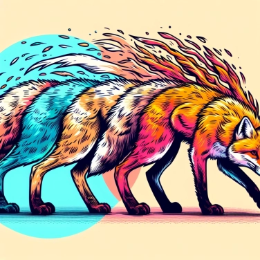 Explica por qué los zorros cambian de color de pelaje según las estaciones.