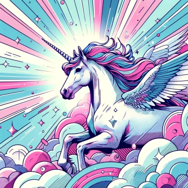 Explica por qué persiste el mito de la unicornio en la cultura popular.