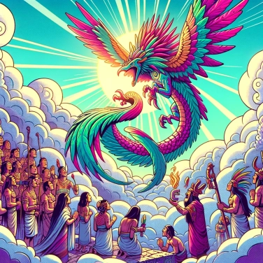 Explica por qué Quetzalcóatl era venerado como una divinidad importante entre los aztecas.
