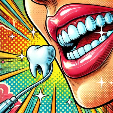 Explica por qué se aflojan los dientes.