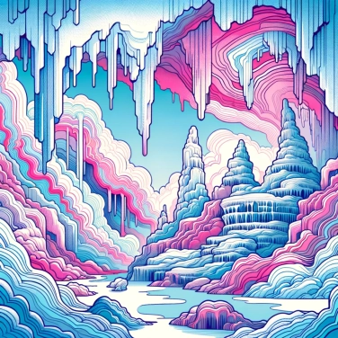 Explica por qué se forman naturalmente las cuevas en ciertas rocas calcáreas.