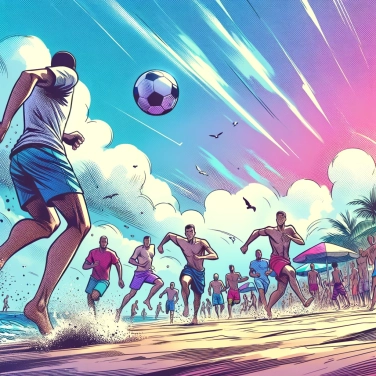 Explica por qué se juega al fútbol playa descalzo en la arena?
