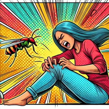 Explica por qué tenemos picazón después de una picadura de insecto.