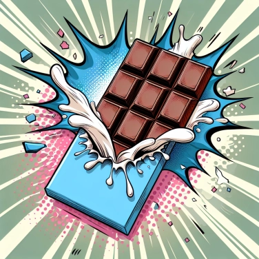 Explica por qué un chocolate mal conservado se blanquea en la superficie.